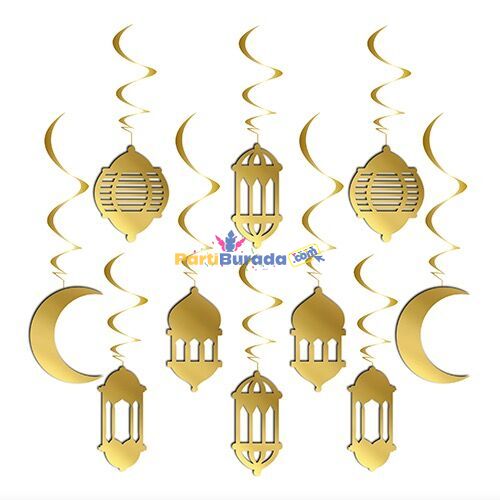 10lu-3D-Tavan-Sus-Ramazan-Gold-10lu