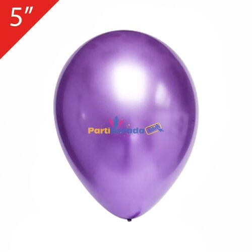 5-Inc-Krom-Balon-Mor-100lu