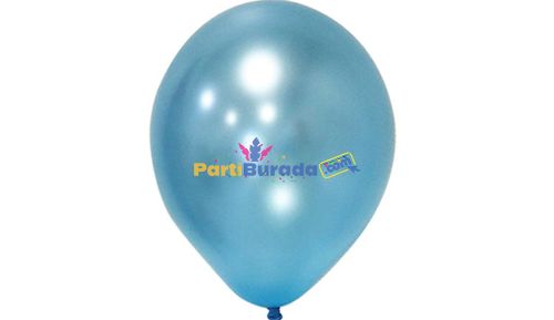 B.E-10-Inc-Metalik-Balon-Acik-Mavi-100lu