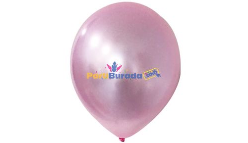 B.E-10-Inc-Metalik-Balon-Pembe-100lu