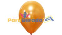 B.E-10-Inc-Metalik-Balon-Turuncu-100lu