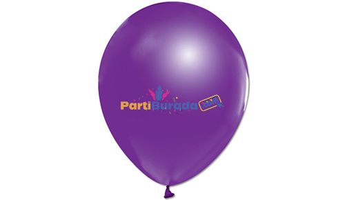 B.E.-12-Inc-Metalik-Violet-Balon