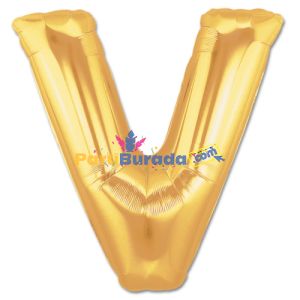 Gold-V-Folyo-Balon-16-Inc