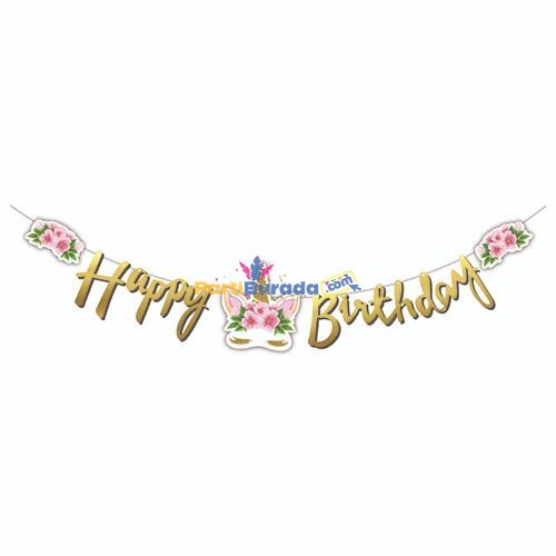 Kaligrafi-Banner-Cicekli-Unicorn-Happy-Birhtday