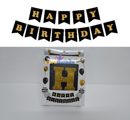 STRAFOR-HAPPY-BIRTHDAY-BANNER-SIYAH-GOLD